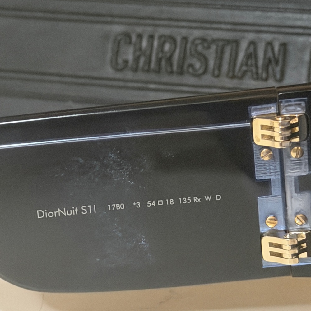 Dior Black and Blue Sunglasses - Picture 9 of 9